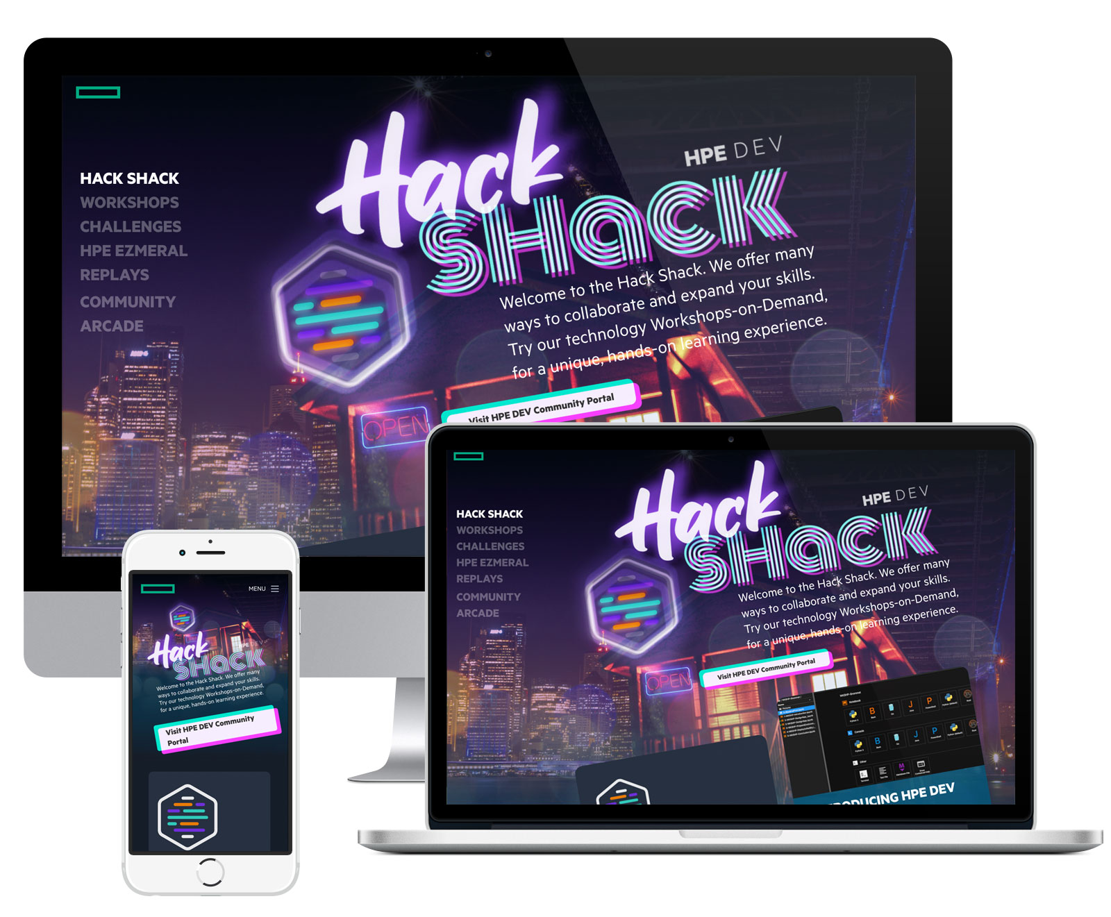 Hack Shack website